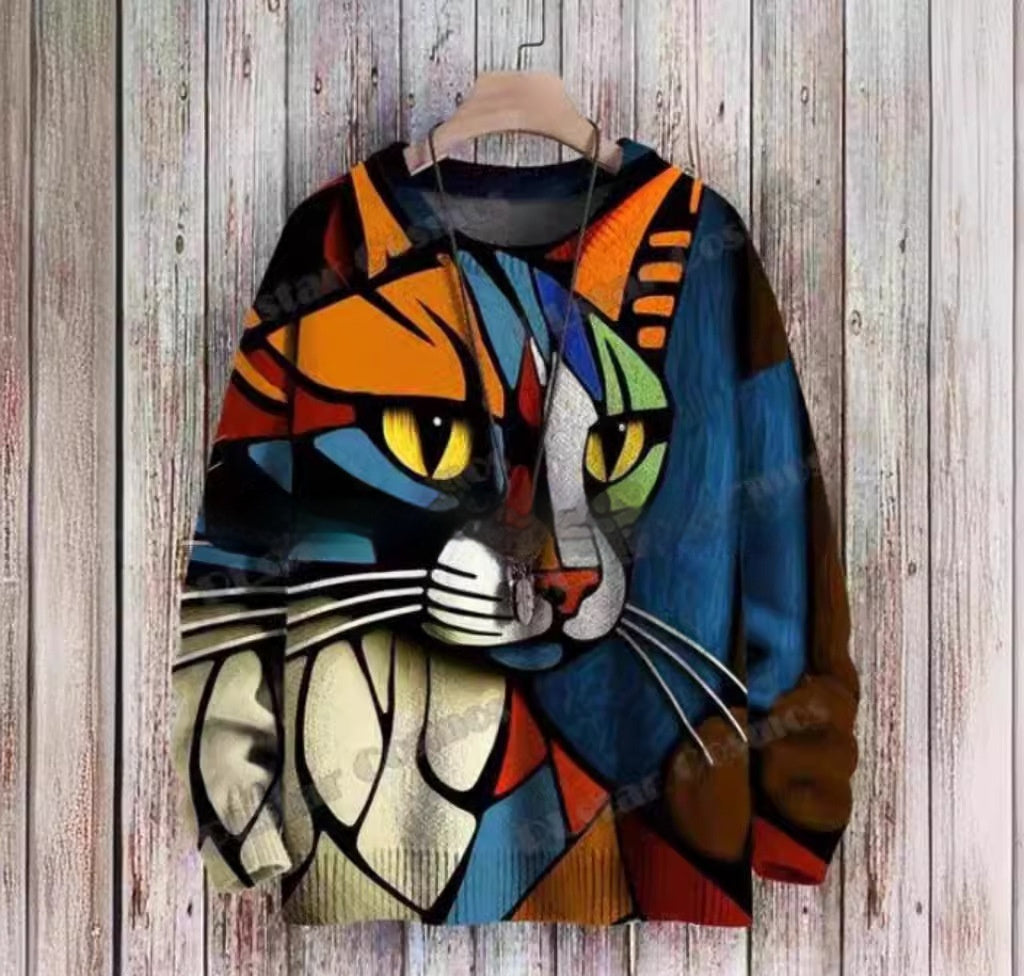 Round Neck Christmas Clothes Women's Sweater