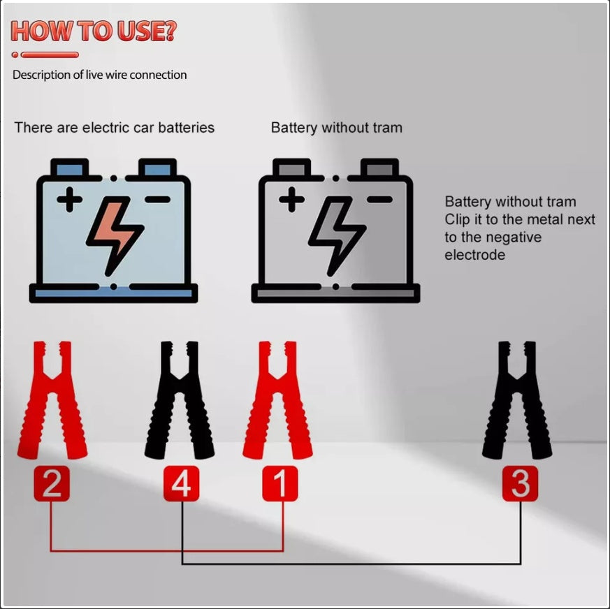 4M2000AMP Battery Jumper Wire - DE
