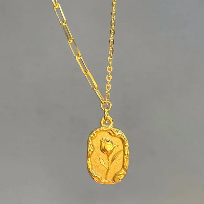 Women's Sterling Silver Tulip Necklace