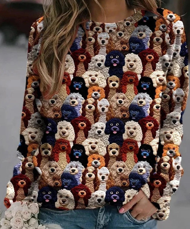 Round Neck Christmas Clothes Women's Sweater