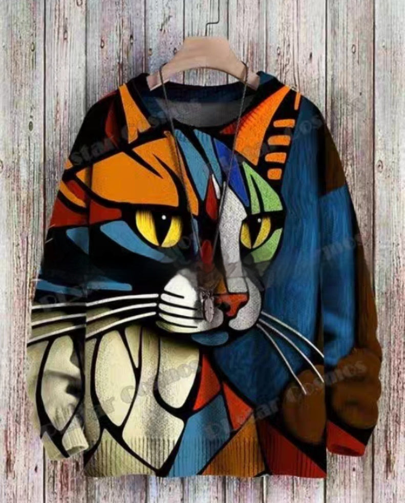 Round Neck Christmas Clothes Women's Sweater