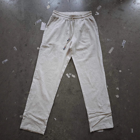 European And American Sports Suit Men's Long Linen Sleeves Fashion Work Clothes Trousers