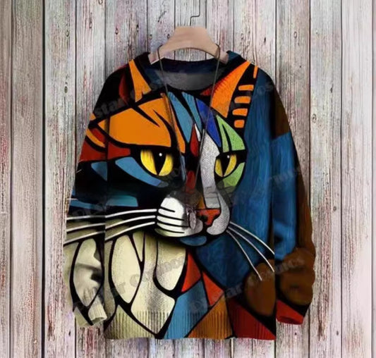 Round Neck Christmas Clothes Women's Sweater