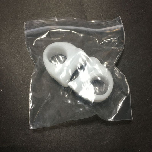 Toe Correction Silicone Insole Clip Toe Pad Orthopedic Milky White Toe Middle Finger Stall Toe Separator