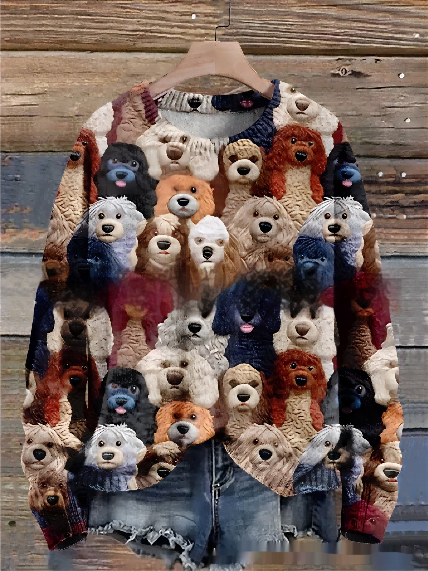 Round Neck Christmas Clothes Women's Sweater