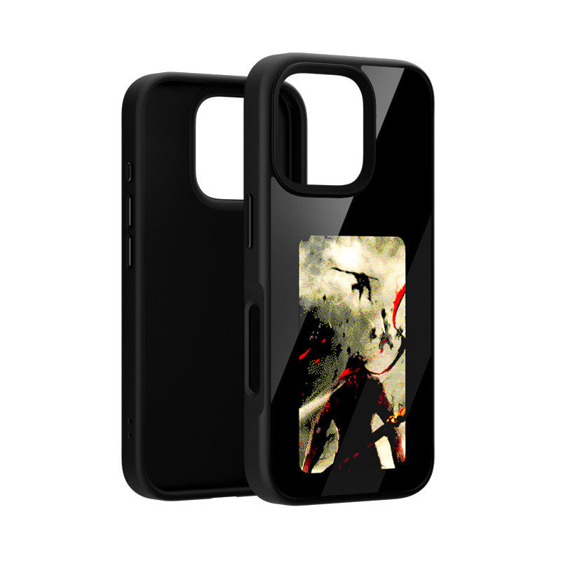 DIY Four-color Ai E-ink Screen NFC Projection Screen Phone Case Glass