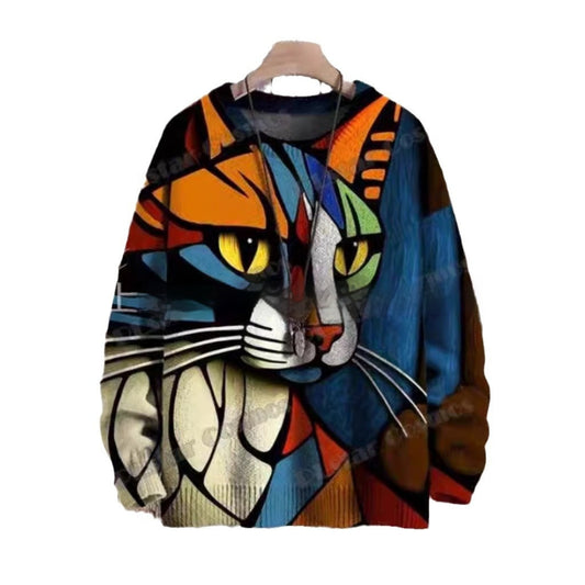 Round Neck Christmas Clothes Women's Sweater