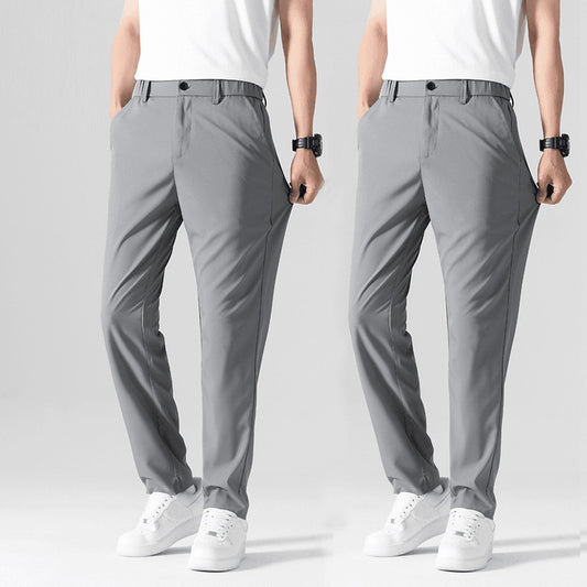 Business Casual Pants Stretch Suit Pants Men's Straight Draping