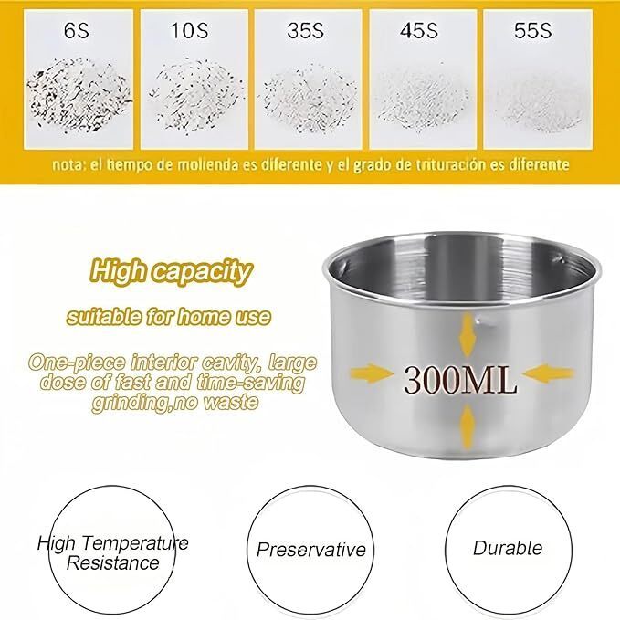 Electric Coffee Grinder Coffee Beans Spices Cereals Nut Bean Grinder