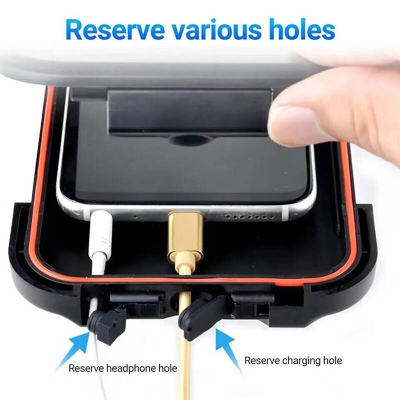 Black Mobile Phone Holder Bicycle Motorcycle Holder Mobile Phone Smartphone Holder Handlebar