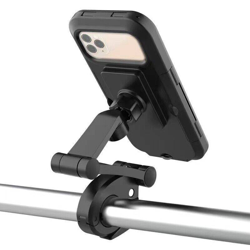 Black Mobile Phone Holder Bicycle Motorcycle Holder Mobile Phone Smartphone Holder Handlebar