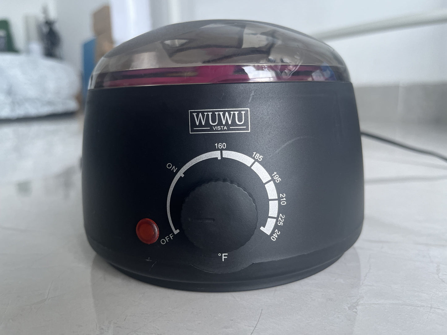 Waxing Kit 11 Items WUWUVISTA Hair Removal Wax Kit With Wax Melt Warmer Waxing Beads For Face,Brazilian,Full Body,Bikini,Sensitiive Skin Suitable For Plugs Of American, European Specification