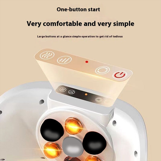 Stone Abdominal Massager Belt Moxibustion Heating Promoting Intestinal Creep