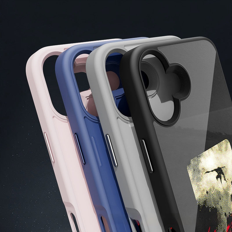 DIY Four-color Ai E-ink Screen NFC Projection Screen Phone Case Glass