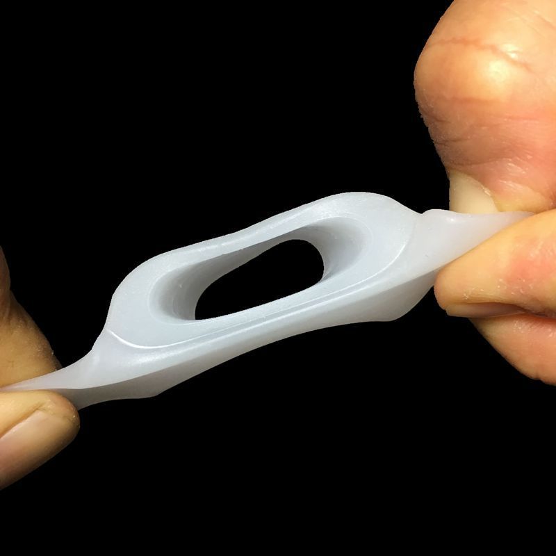 Toe Correction Silicone Insole Clip Toe Pad Orthopedic Milky White Toe Middle Finger Stall Toe Separator